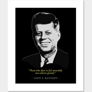 John F. Kennedy Quote Posters and Art